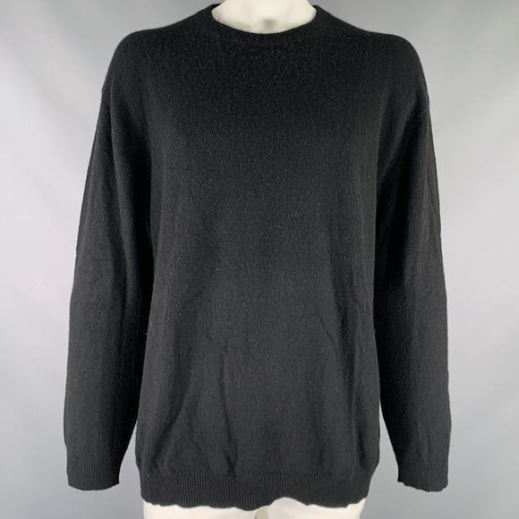 CASTANER Size XXL Black Cashmere Crew Neck Pullover - Picture 1 of 7